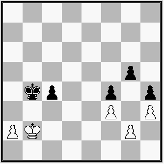 diagram - B: Kb2, a2, f3, g2, h3 - Č: Kb4, c4, f4, g5, h4